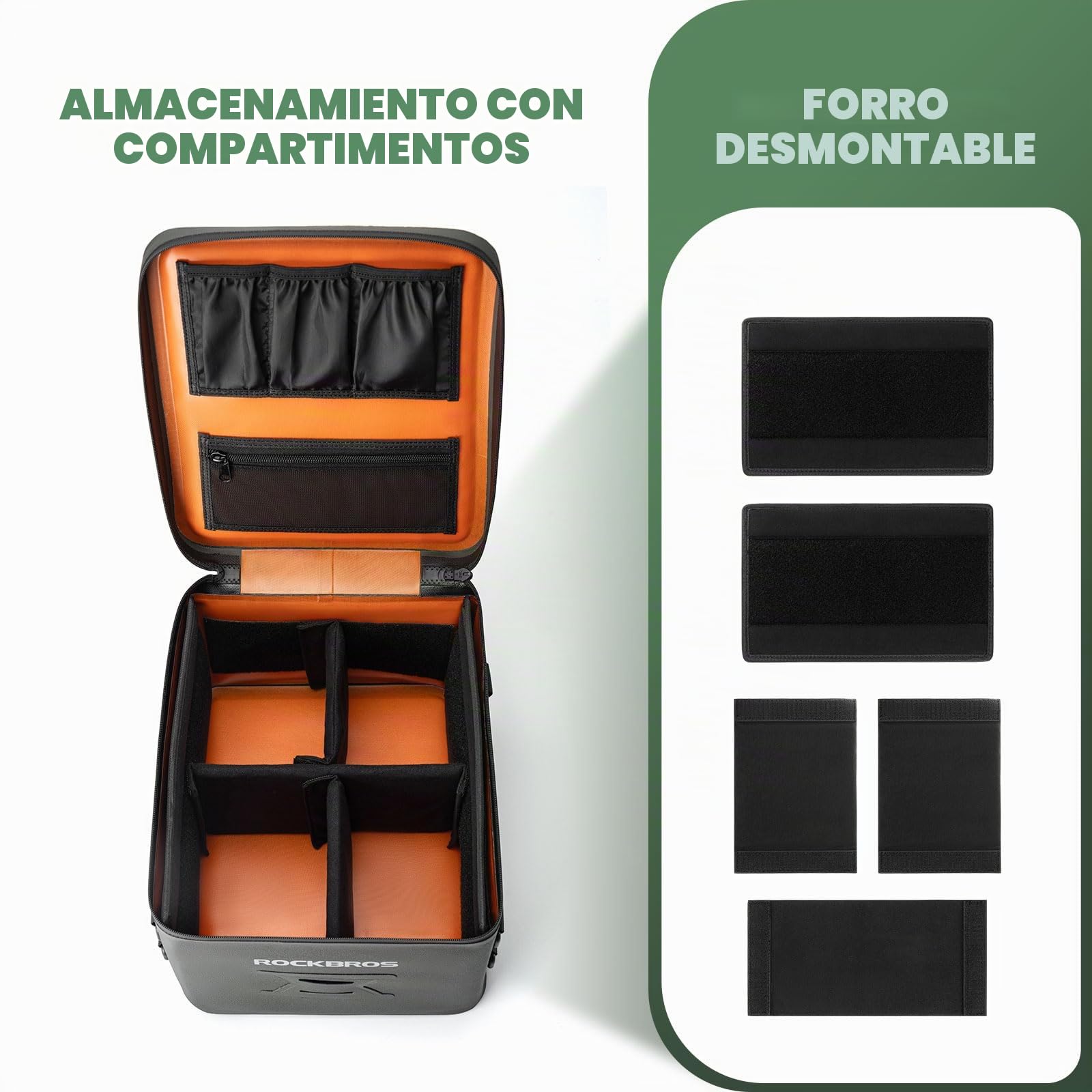 ROCKBROS Bolsa para Asiento Trasero de Moto, Impermaeble Bolsa de Equipaje con Correa de Hombro Ajustable, 13L Maleta para Bicicleta Moto Viaje, Gris