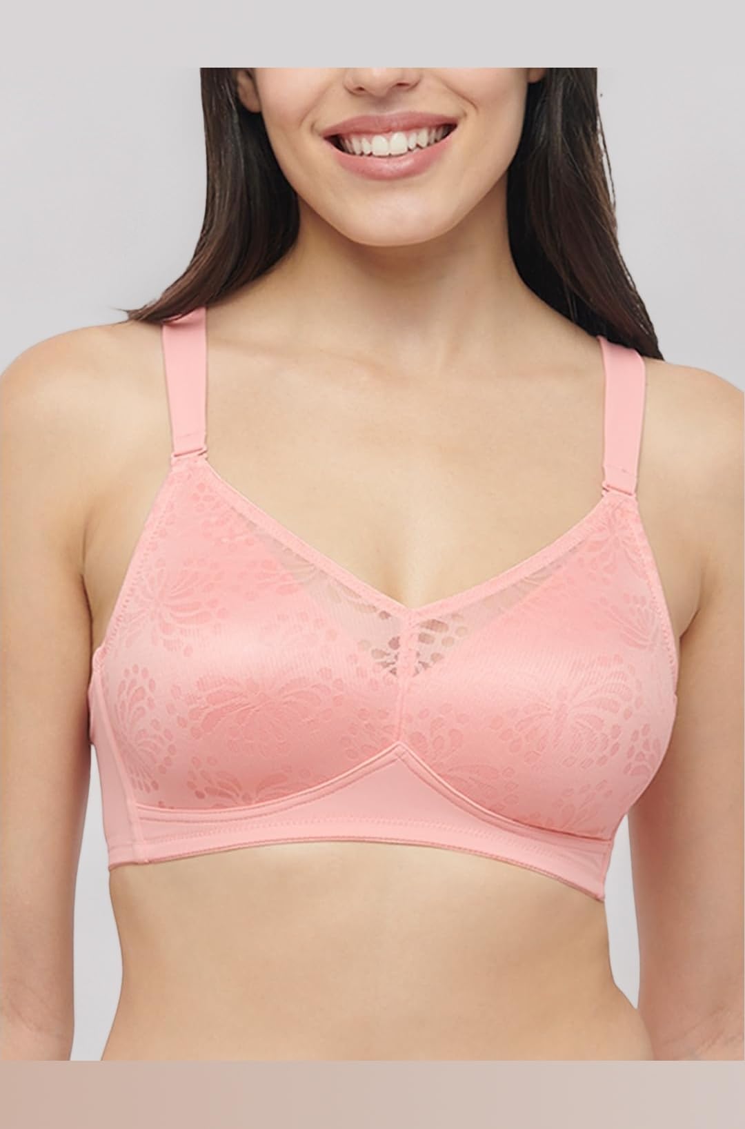 Triumph Minimizer Bra for Women Non Wired Non Padded Full Coverage Soft Breathable Fabric High Support Comfortable Everyday Bra Pack of 1