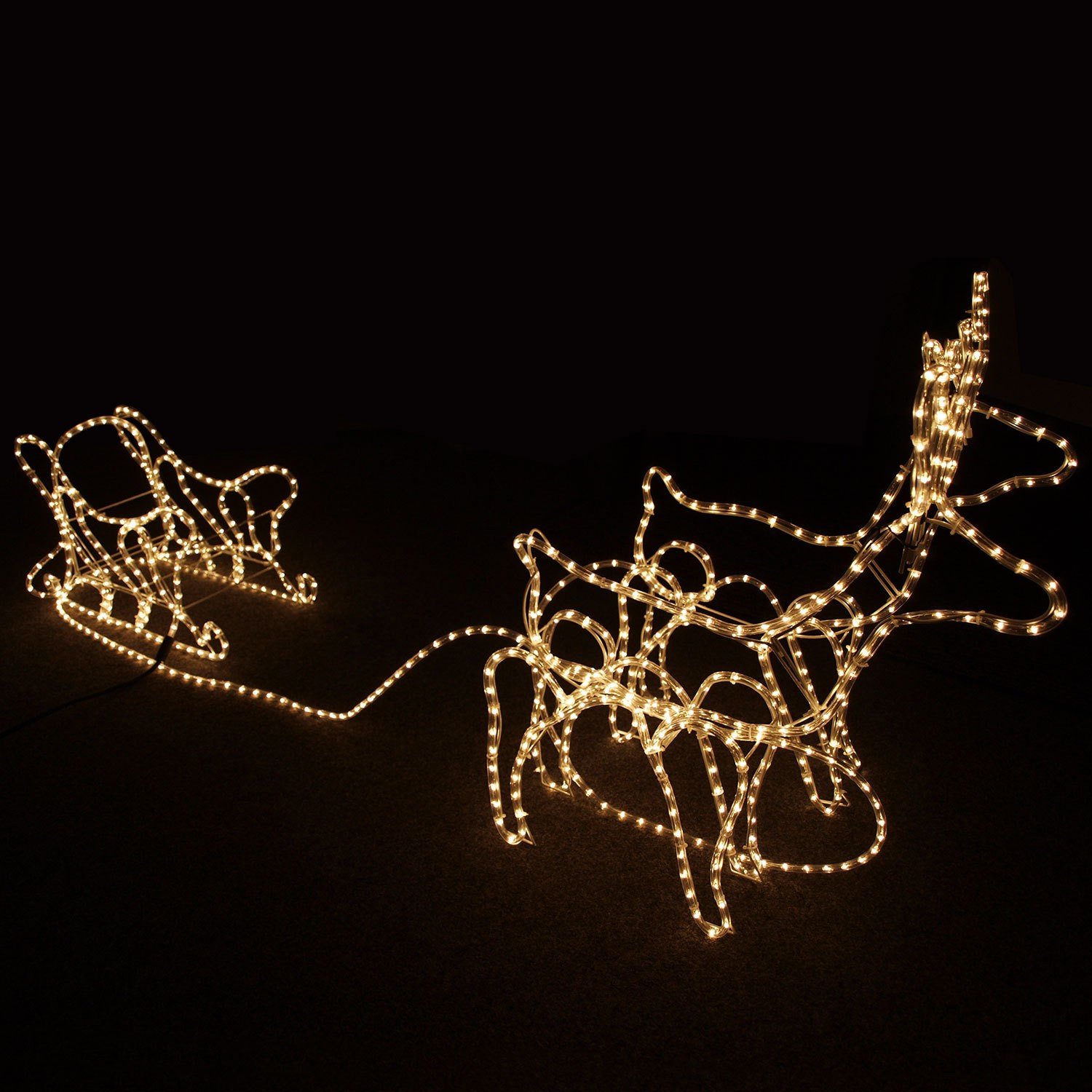 Christmas Gift 93436 Eclairage Décoration de Traineau de Noël Lumineux