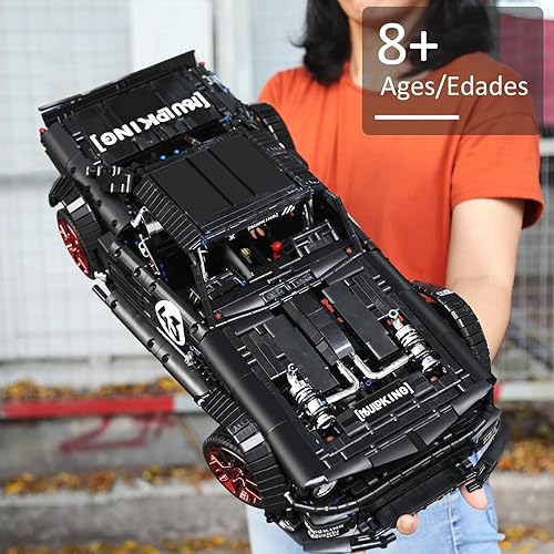 Miniatura 5 de Mould King 13108 Mustang - Kit de construcción de automóviles, bloques de construcción MOC para construir, juguete de regalo para niños a partir de