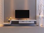 Duramex Table Top TV Stands for 27 to 65 inch Plasma LCD LED Flat Screen TVs, TV Mount Holds up to 100 lbs, Max VESA 800 x 400mm, Height Adjustable TV Base