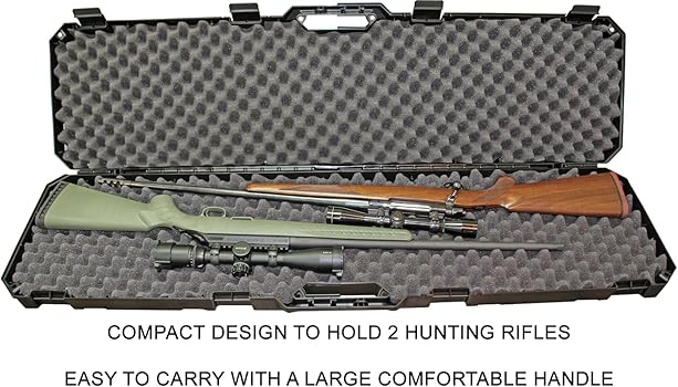 Amazon.com: MTM RC51D Double Scoped Rifle Case 51