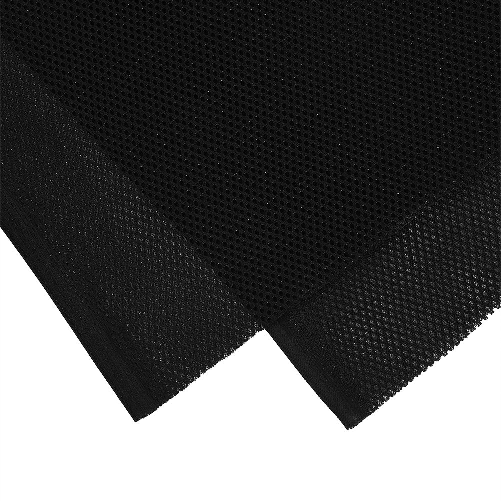 Queen.Y Tissu Grille Haut-Parleur 140 Cm X 50 Cm - Maille Anti-Poussière Marron Pour Enceintes Audio