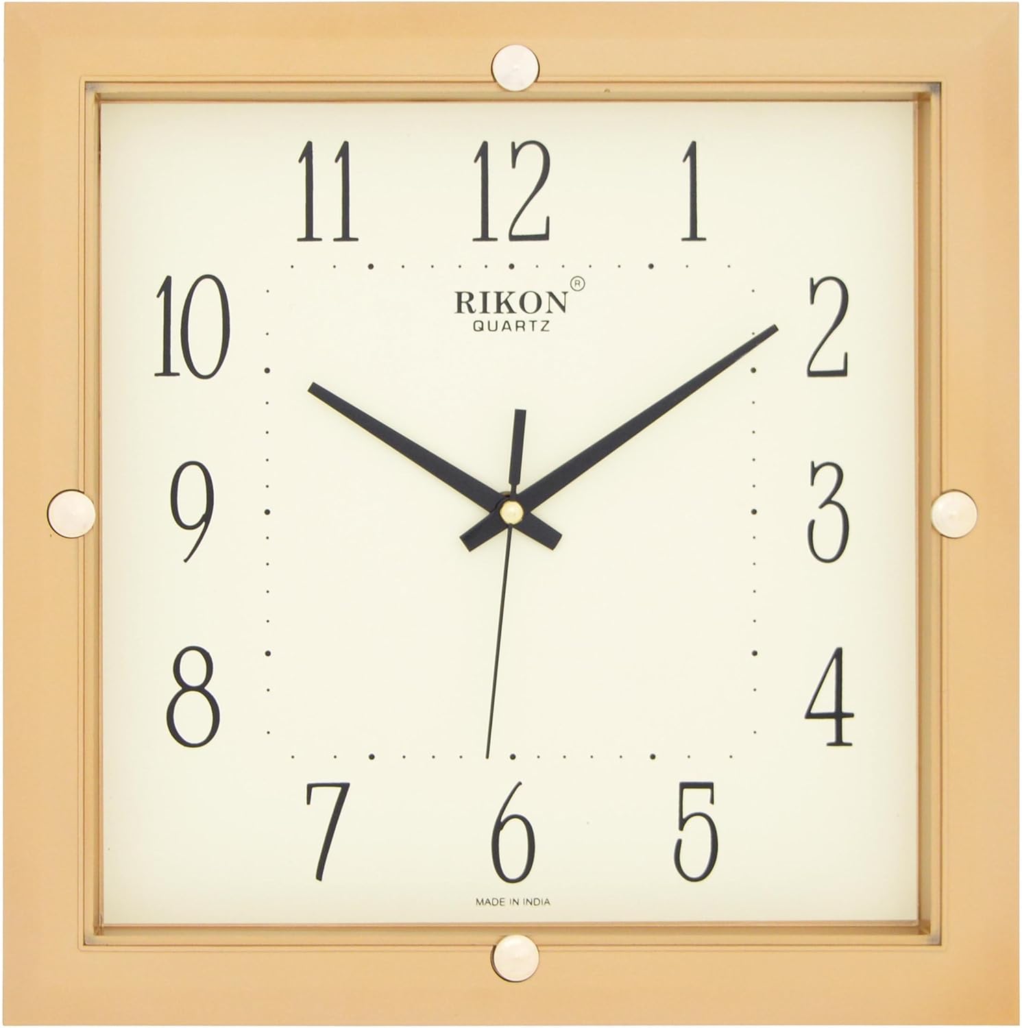 Rikon Quartz Plastic Square Shape 27 cm X 27 cm Fancy Home