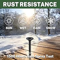 Vista 2 de LIONMAX Tornillos para Terraza de 1 Pulgada, Tornillos para Madera #8 x 1, 100 PCS, Resistentes al Óxido, Recubiertos con Epoxi para Exteriores