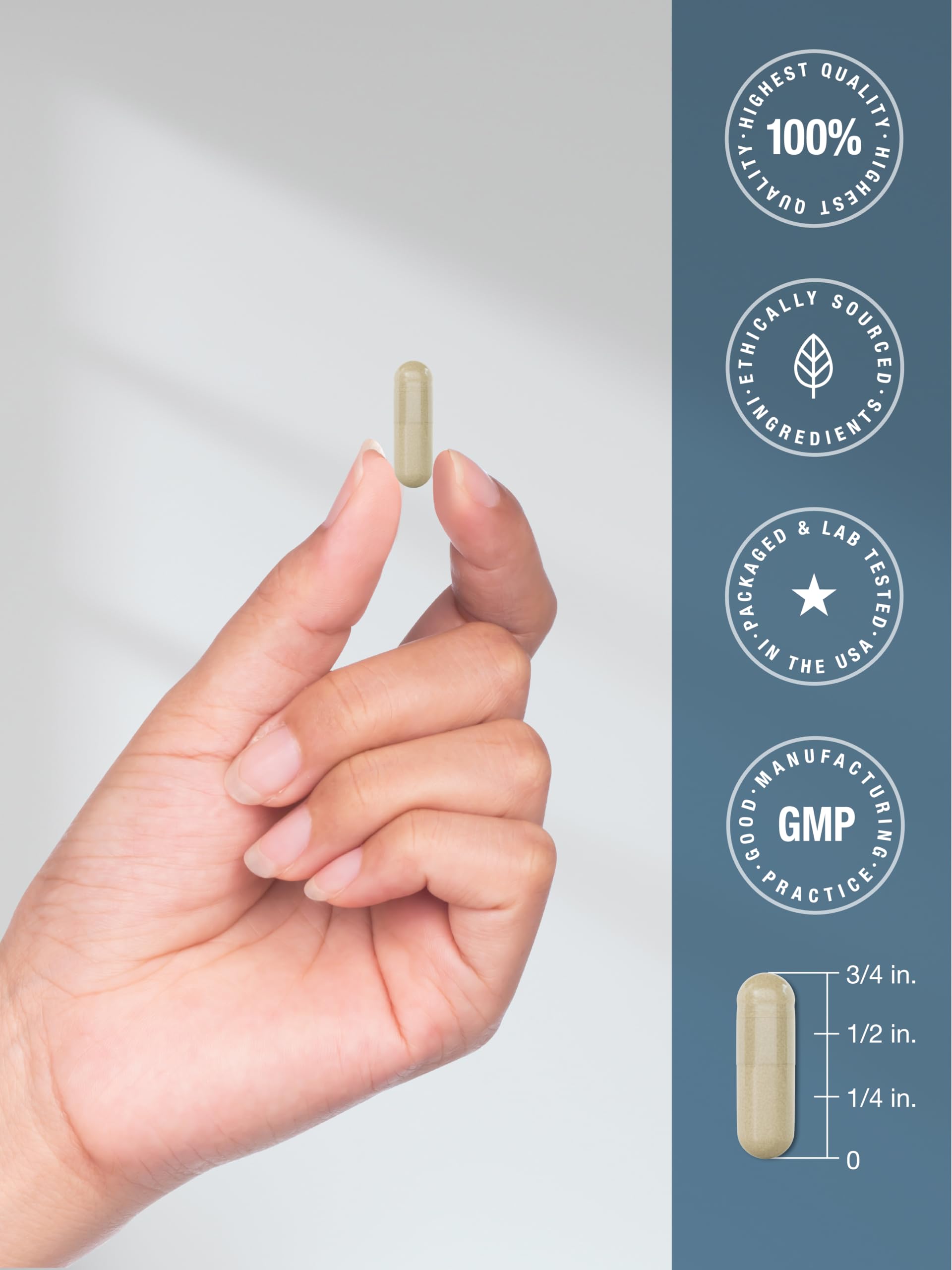 Horbäach Hyaluronic Acid Supplement | 100mg | 120 Capsules — Amazon image 7
