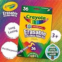 Vista 5 de Lápices de colores borrables, de Crayola, Variados