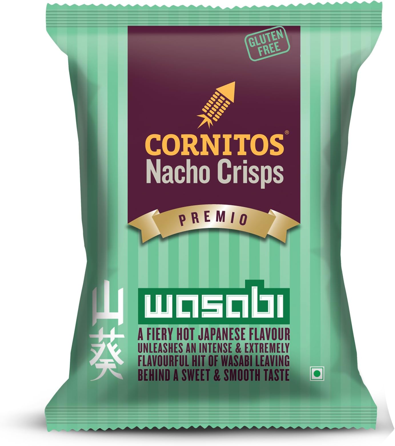 CORNITOS Nacho Crisps Wasabi, 150 gm