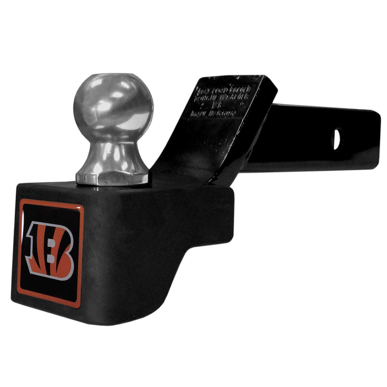 Elektroplate North Carolina State Red Metal NCAA Trailer Hitch Cover Fits 2 Inch Auto Car Truck Receiver with NCAA College Sports Logo
