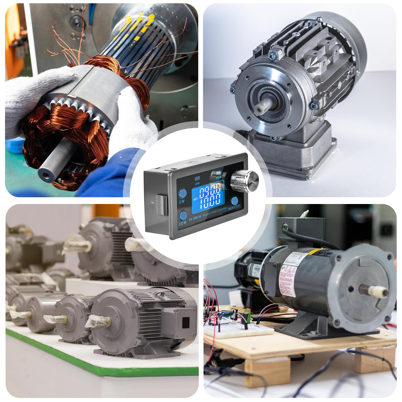 Moteur pas à pas - Contrôleur : moteur pas à pas pour moteur NEMA 17 23 DC5-30V 4A carte de circuit intégré avant/arrière module de contrôle d'angle de vitesse d'impulsion PLC communication série