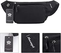 Vista 4 de HUA ANGEL Riñonera cruzada para mujeres y hombres, riñoneras de moda, bolsas cruzadas, cinturón, bolsa de teléfono para viajes deportivos