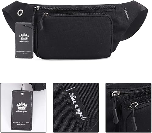 Miniatura 4 de HUA ANGEL Riñonera cruzada para mujeres y hombres, riñoneras de moda, bolsas cruzadas, cinturón, bolsa de teléfono para viajes deportivos