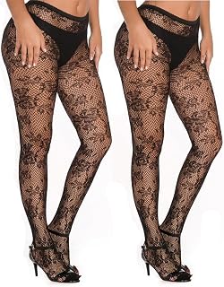 Women's Fishnets Tights High Waist Stockings Party Thigh High Pantyhose