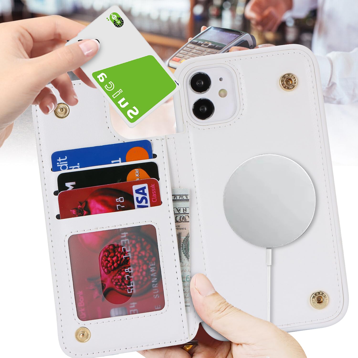 SailorTech for iPhone 11 Case with Credit Card Holder Magsafe - Image 4