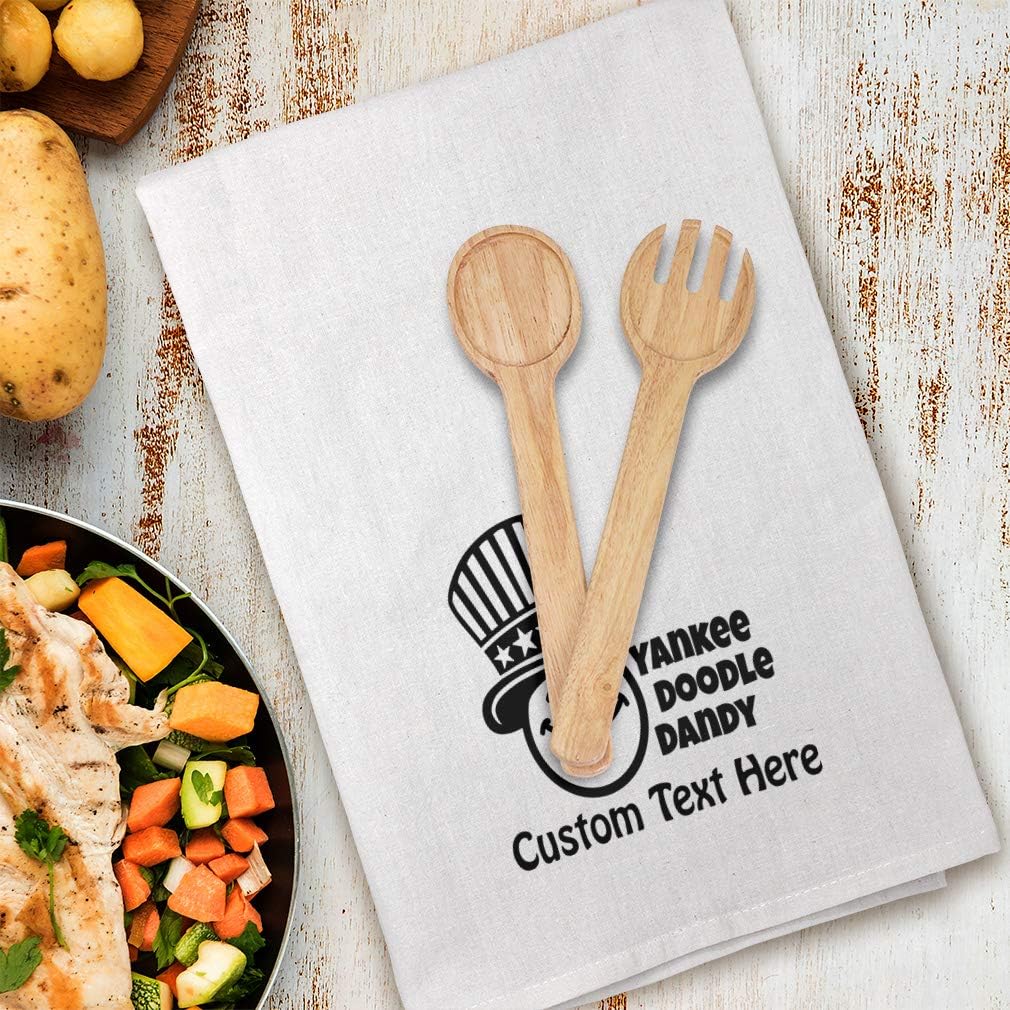 Style In Print Custom Decor Flour Kitchen Towels Yankee Doodle Dandy Characters Toys Characters Toys Cleaning Supplies Dish Towels Personalized Text Here