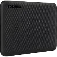 Toshiba Canvio Advance 2TB Portable External Hard Drive USB 3.0, Black - HDTCA20XK3AA