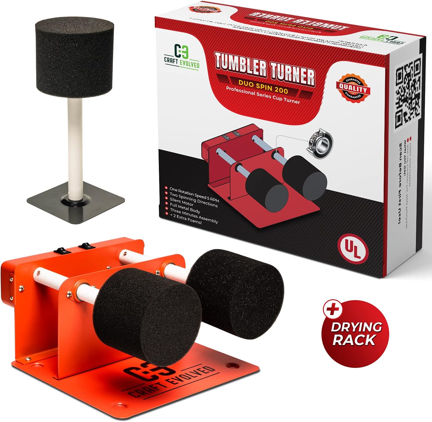 Craft Evolved Cup Turner Tumbler Turner Machine Cup Spinner DIY Craft Kit Amazon.co.uk