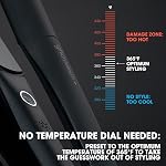 ghd Platinum+ Styler ― 1" Flat Iron Hair Straightener, Professional Ceramic Hair Styling Tool for Stronger Hair, More Shine, & More Color Protection ― Black
