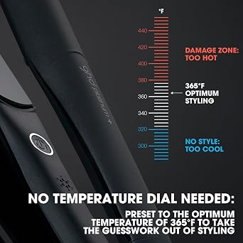 ghd Platinum+ Styler 1 Flat Iron Hair Straightener, Professional Ceramic Hair Styling Tool for Stronger Hair, More Shine, More Color Protection