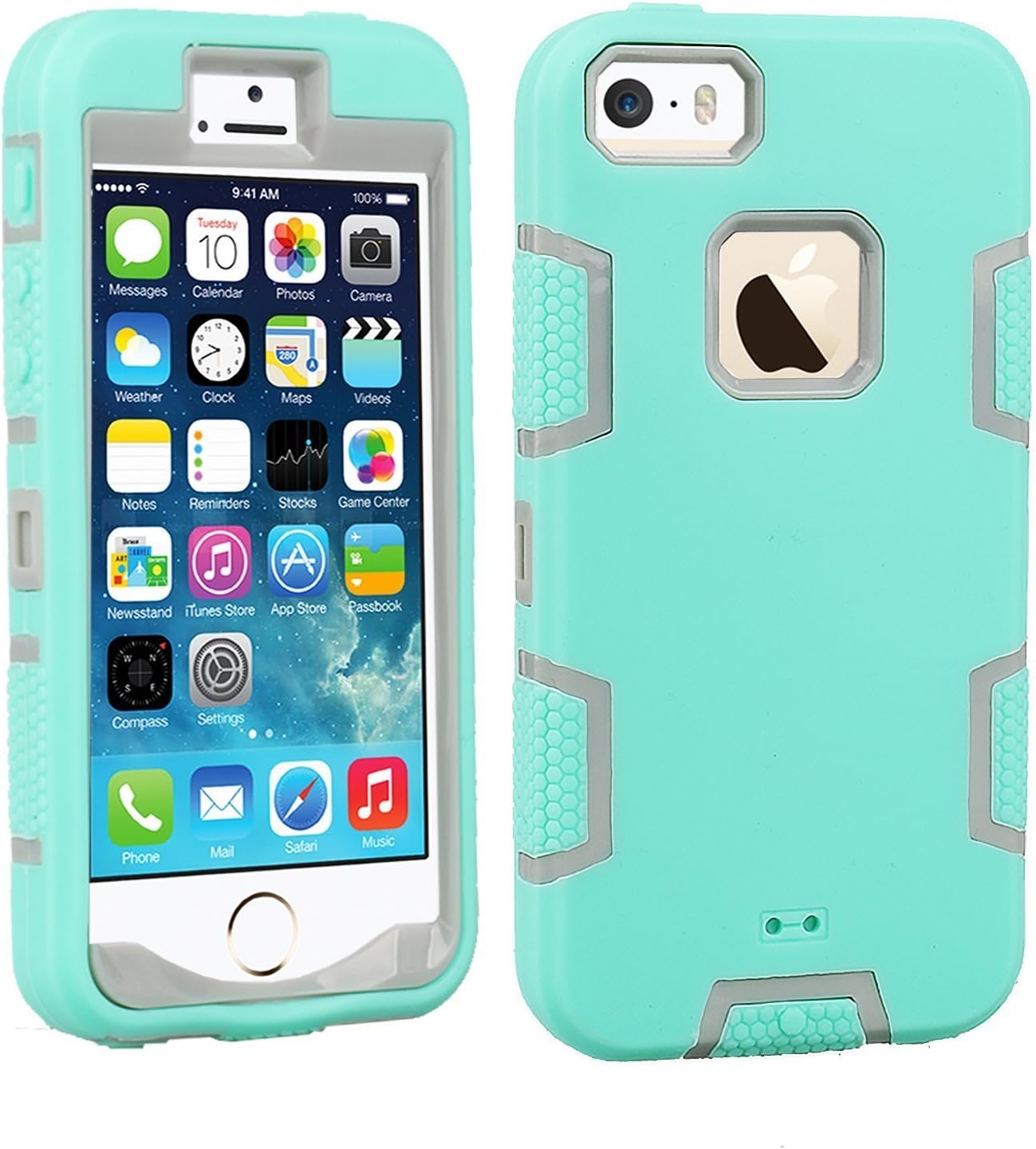 iPhone SE Case,iPhone 5S Case, NCIE(TM) 3in1 Shockproof
