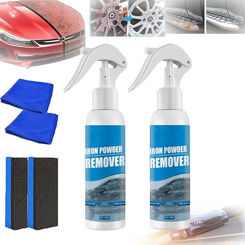 RJDJ Spray de eliminación de óxido para automóvil, limpiador de pintura de metal, removedor de óxido, limpiador multifuncional de hierro para
