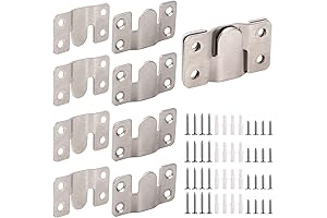 Wall Mounting Brackets: Interlocking Flush Mount for Pictures, Headboards, and More