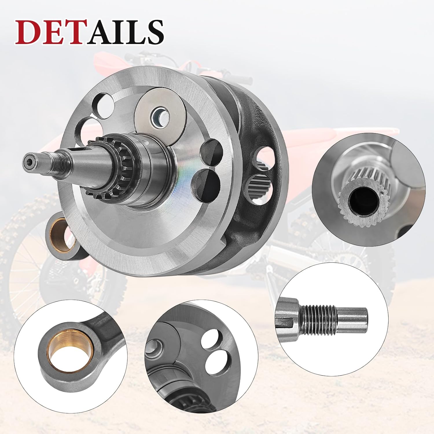 13000-MEY-A21 Crankshaft Fits For Honda CRF450X 2005-2017 For Honda TRX450R ER 2006-2014 13000-MEY-670 13000-MEY-A20