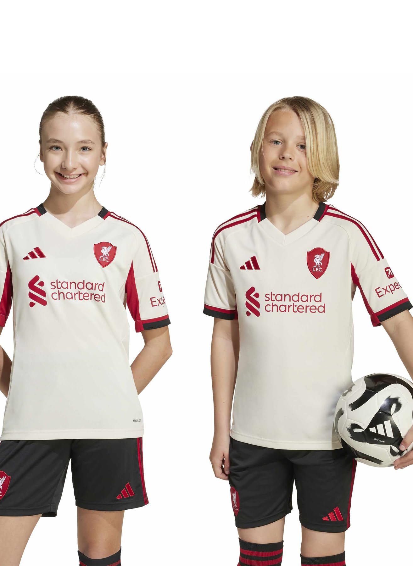 Adidas Maglietta unisex per bambini, vestibilità regolare