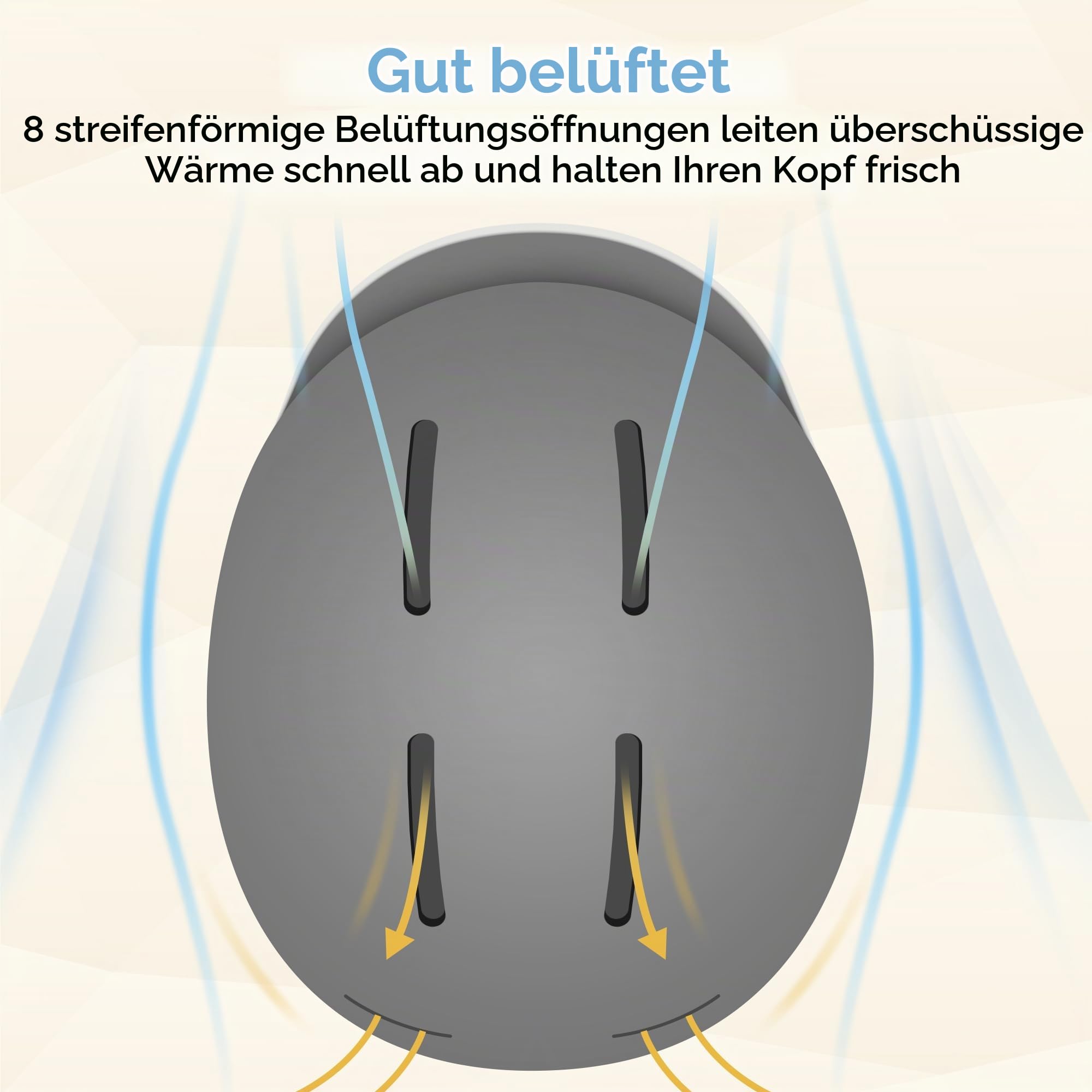 LUMDEER Stylischer Fahrradhelm Damen Herren Cityhelm Stadthelm zum Pendeln
