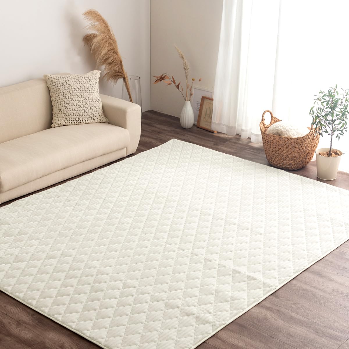 ぼん家具 ラグ 洗える 3畳 滑り止め付き カーペット 190×240cm Amazon | ぼん家具 ラグ 洗える 3畳 滑り止め付き カーペット 190