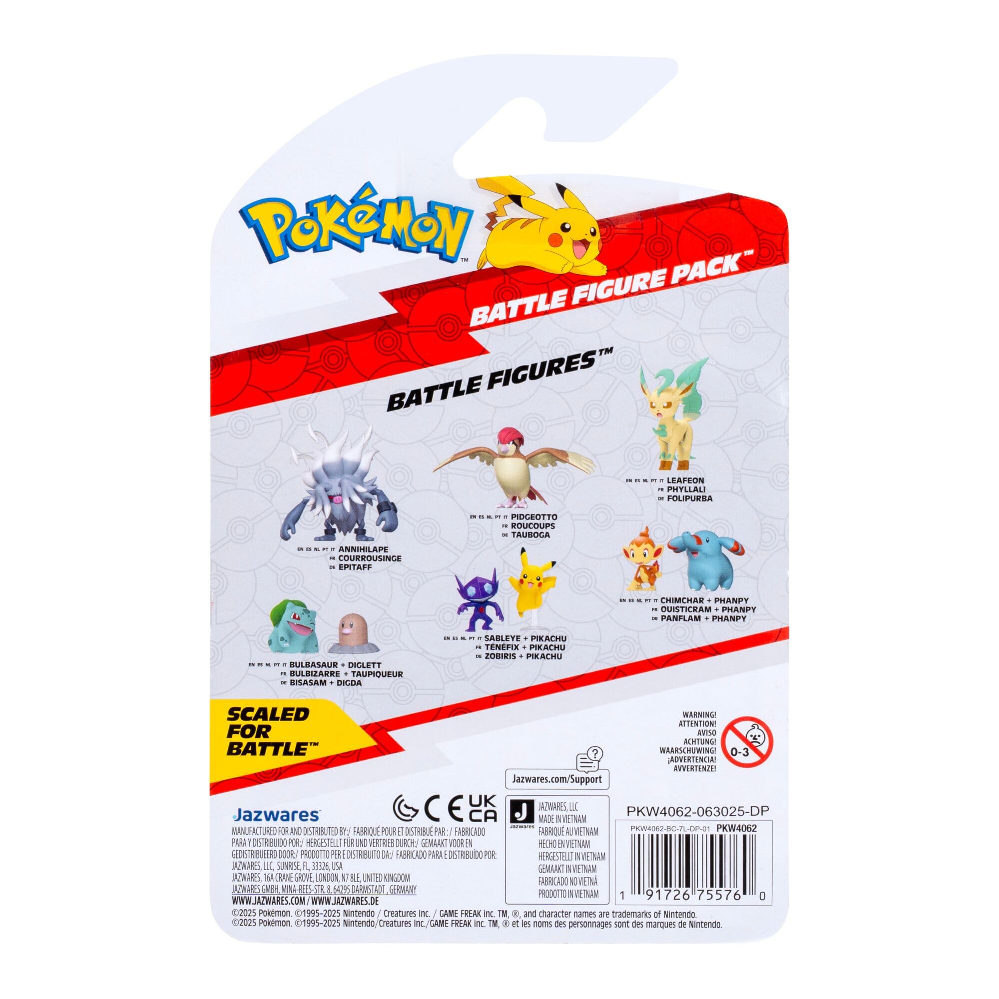 Pokemon Battle Figure Annihilape, 7,6 cm Action Figure