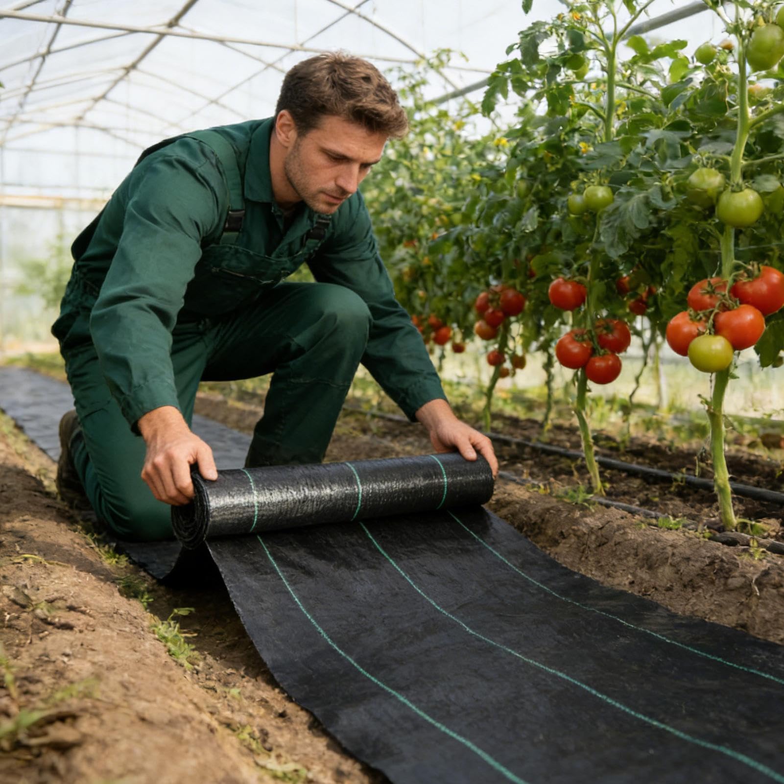 Tela Para Jardin De Alta Resistencia 0.5x50m Material Para Control De | Tela Para Control De Hierba En Jardín Para Jardineros Vivero Senderos Árboles Arbustos Caminos Invernaderos Huertos