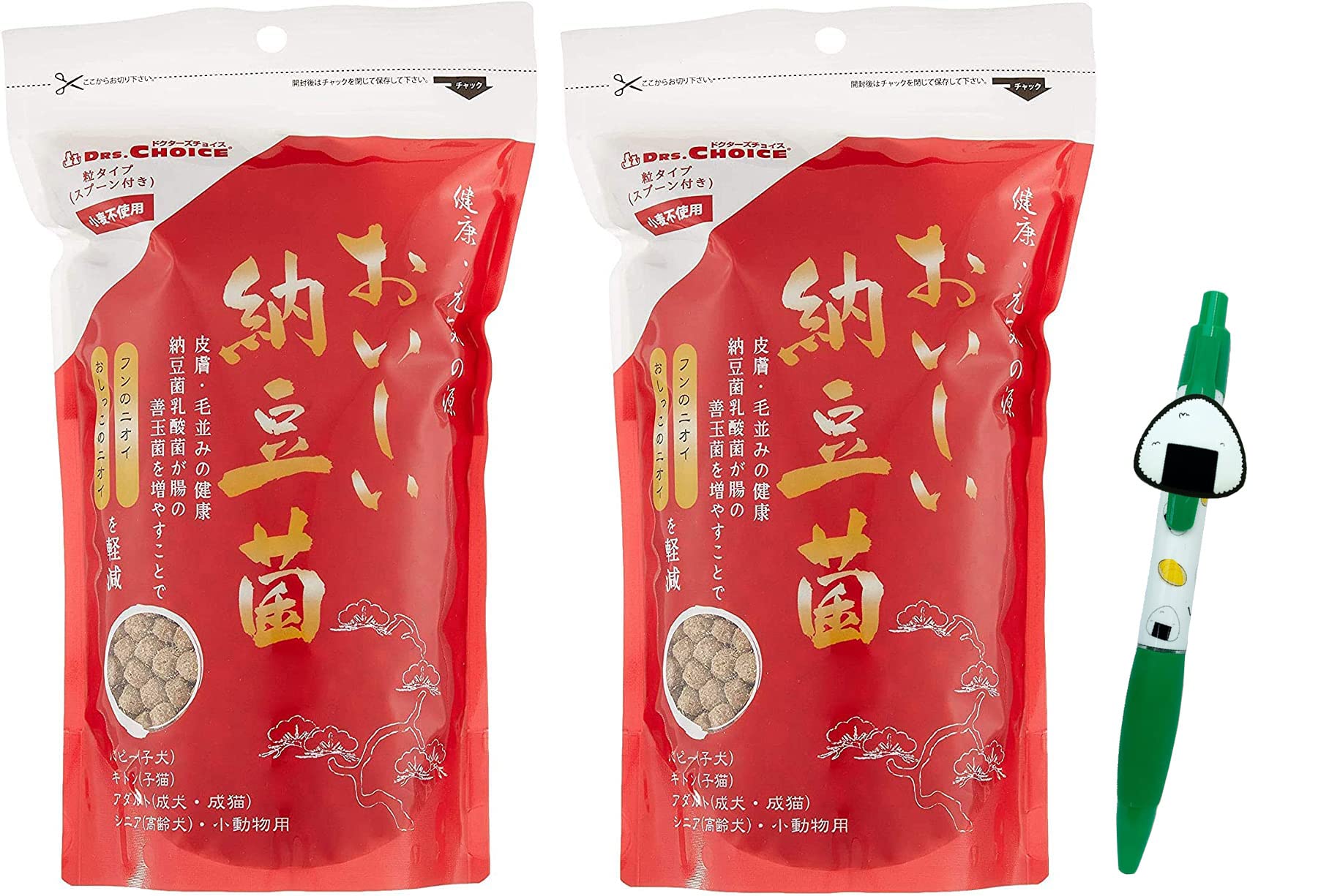 Amazon.co.jp: ドクターズチョイス おいしい納豆菌 粒タイプ 280g×2袋