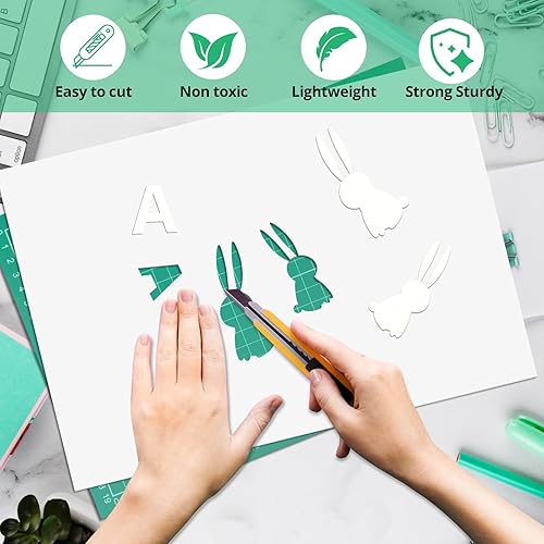 Miniatura 4 de Tablero de espuma de 22 x 28 x 316 pulgadas, paquete de 12 tableros blancos para póster, tablero de espuma ligero para manualidades, enmarcado,