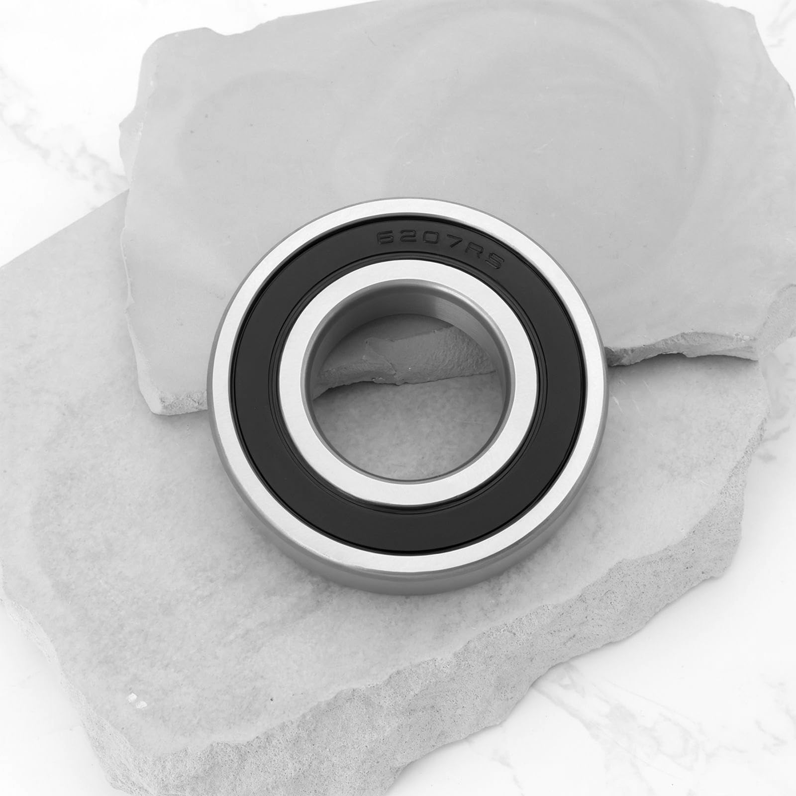 EMSea Lot de 2 Roulements à Tambour 35 X 72 X 17 Mm avec Bagues de Retenue Compatible avec LESCHA VM 140S SM 145S VM 160S Compatibles avec Les Pièces de Rechange pour Bétonnière Format 165