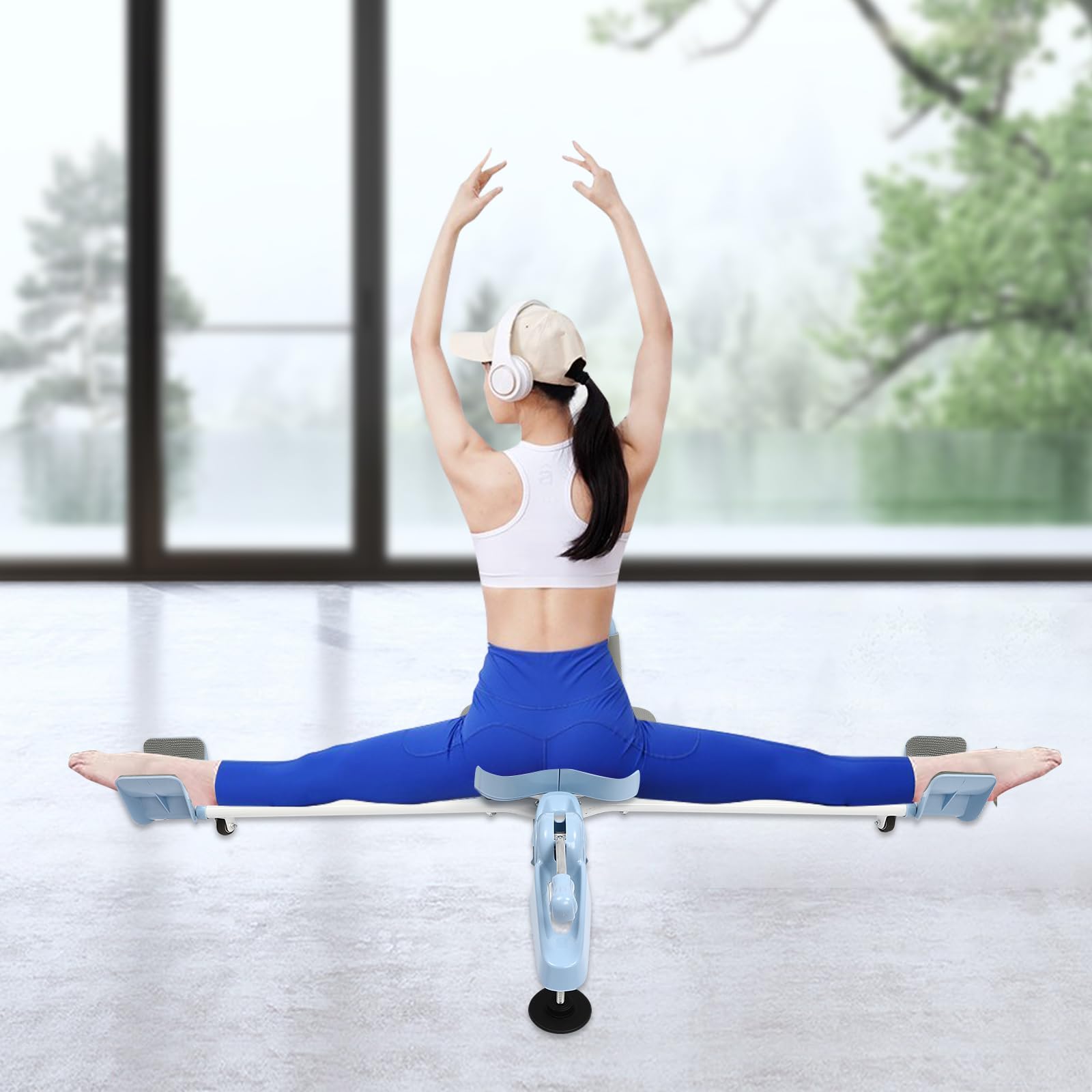 Máquina de remo hidráulica totalmente móvil ajustable con monitor LCD de ajuste suave y riel largo para ejercicios de cardio, máquina de remo para el hogar, máquina de remo magnética con 16 niveles de