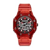Men's Matfield Ana-Digi Red Polyurethane Watch (Model: SR1166)