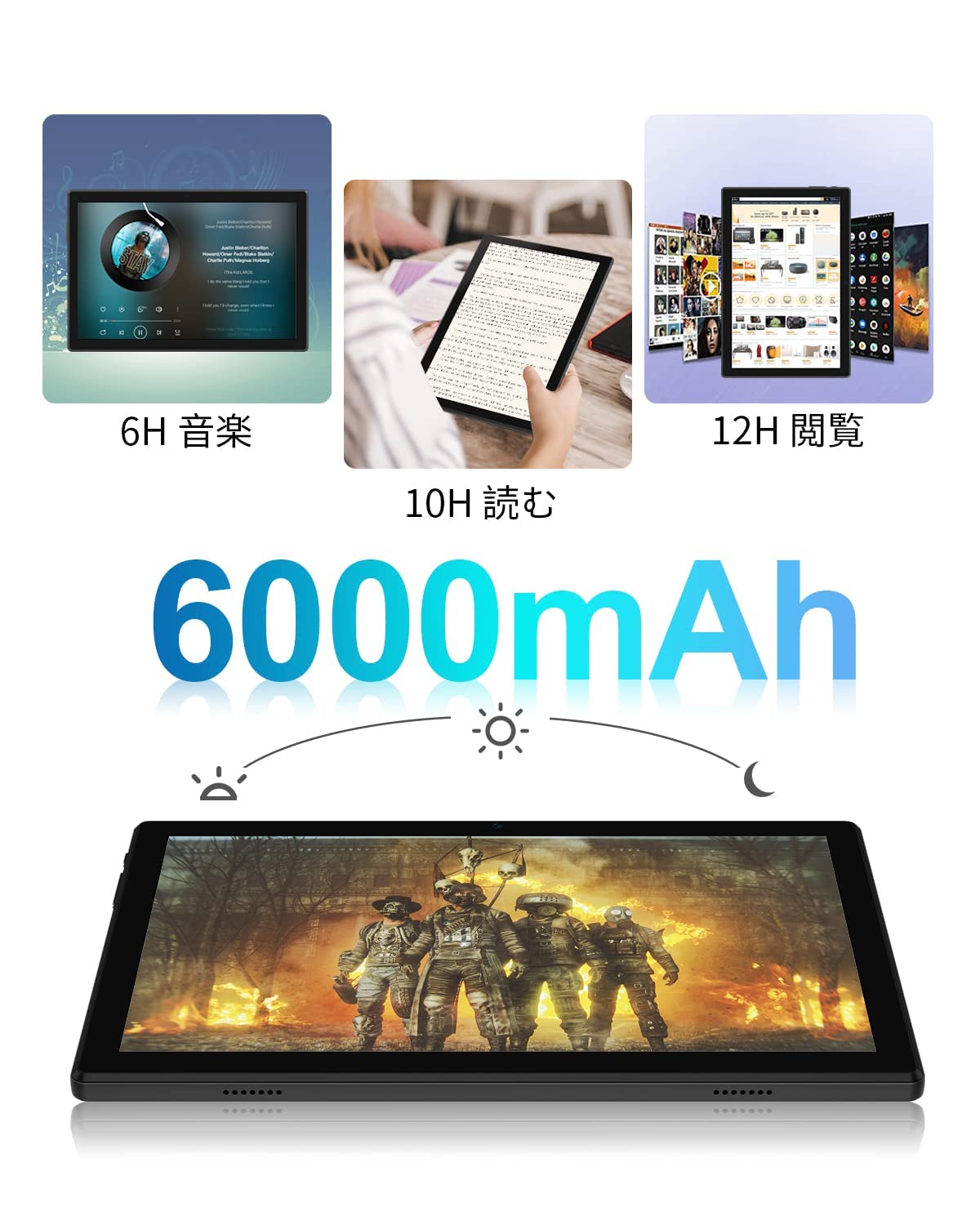 Amazon | [新登場Android 10.0&8コア] タブレット 10インチ RAM4GB