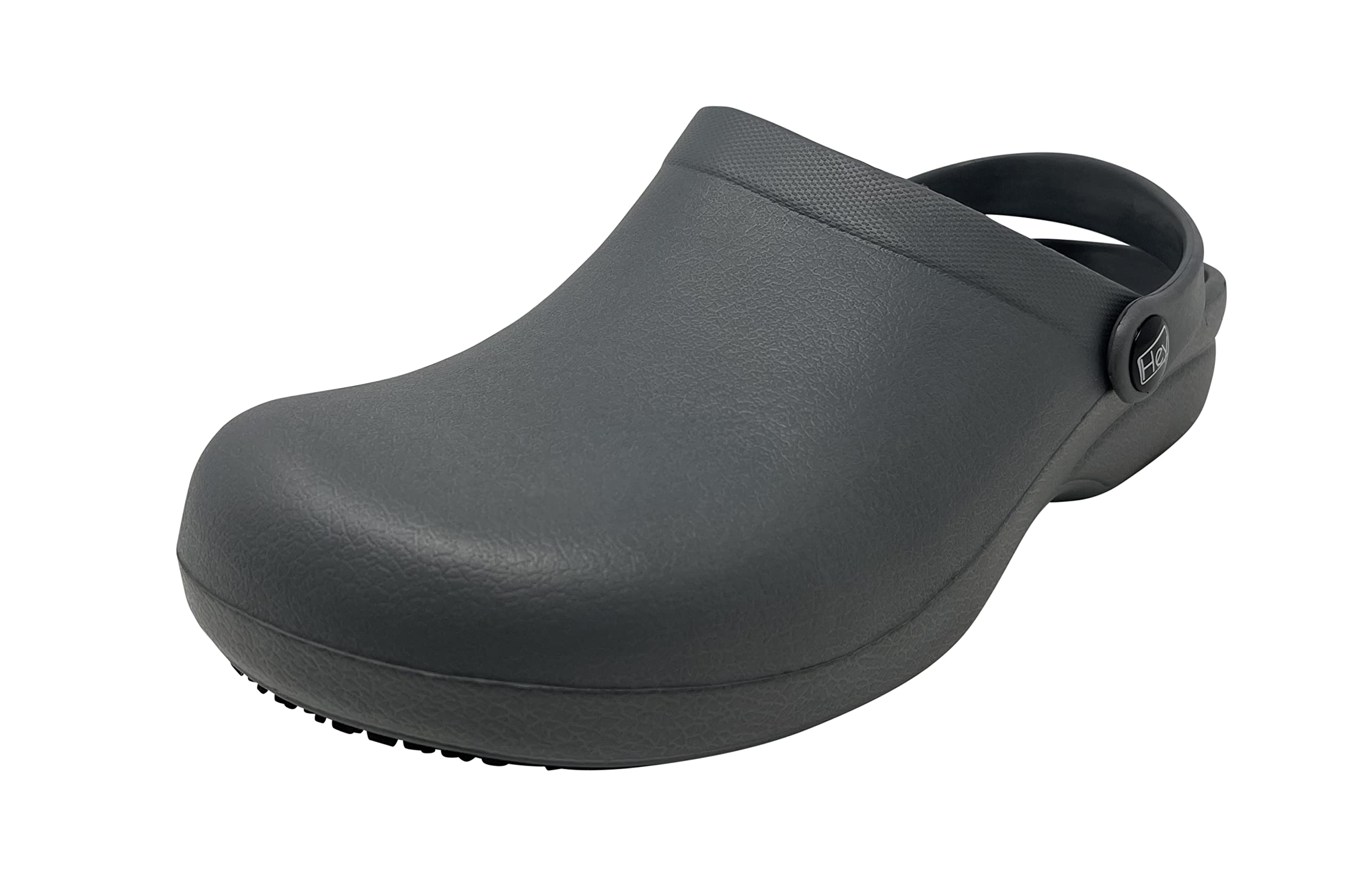 Hey Collection Men's and Women's Slip Resistant Work Clog | Nurse and Chef Shoes Grey
