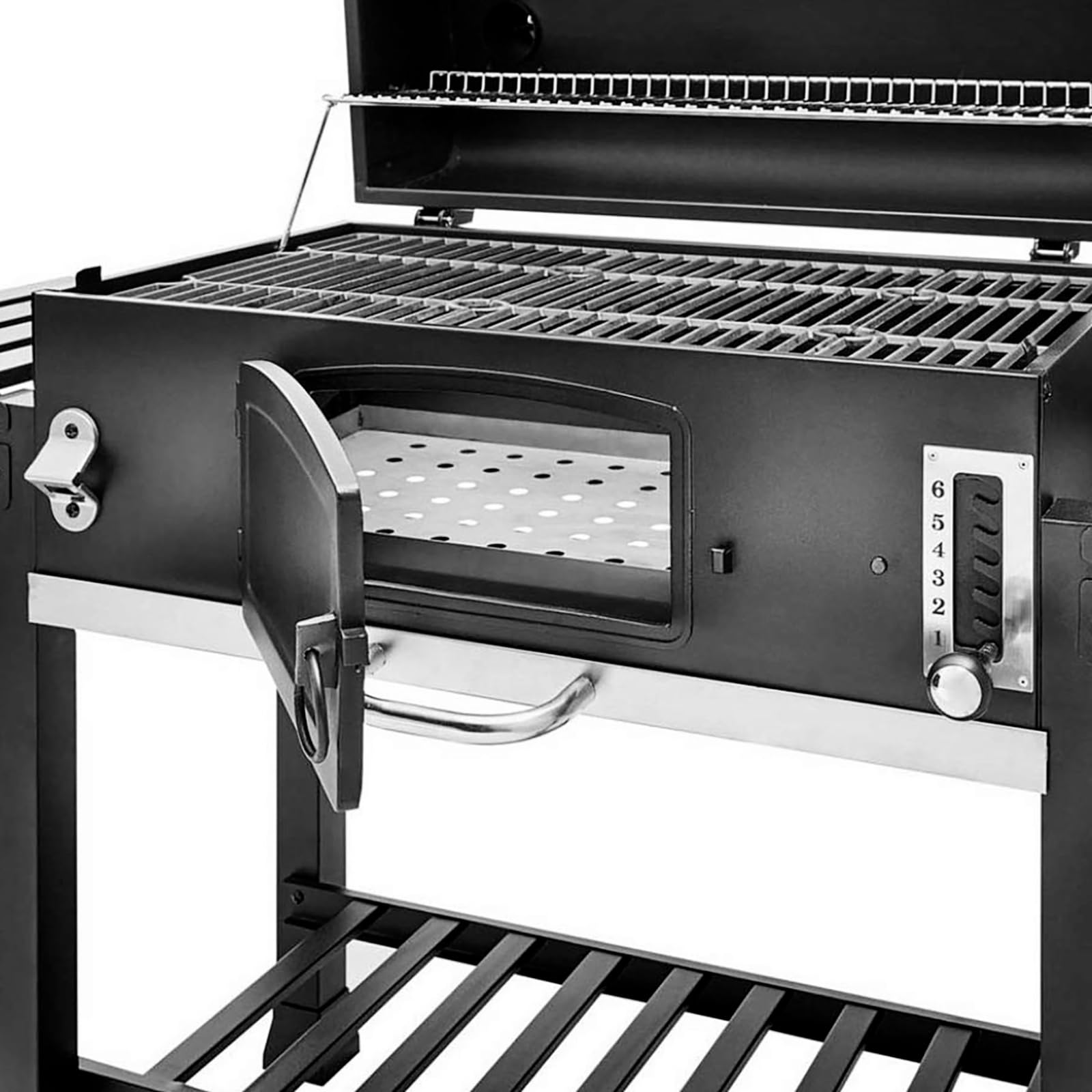 TAINO Hero XXL Smoker - Barbacoa de carbón vegetal
