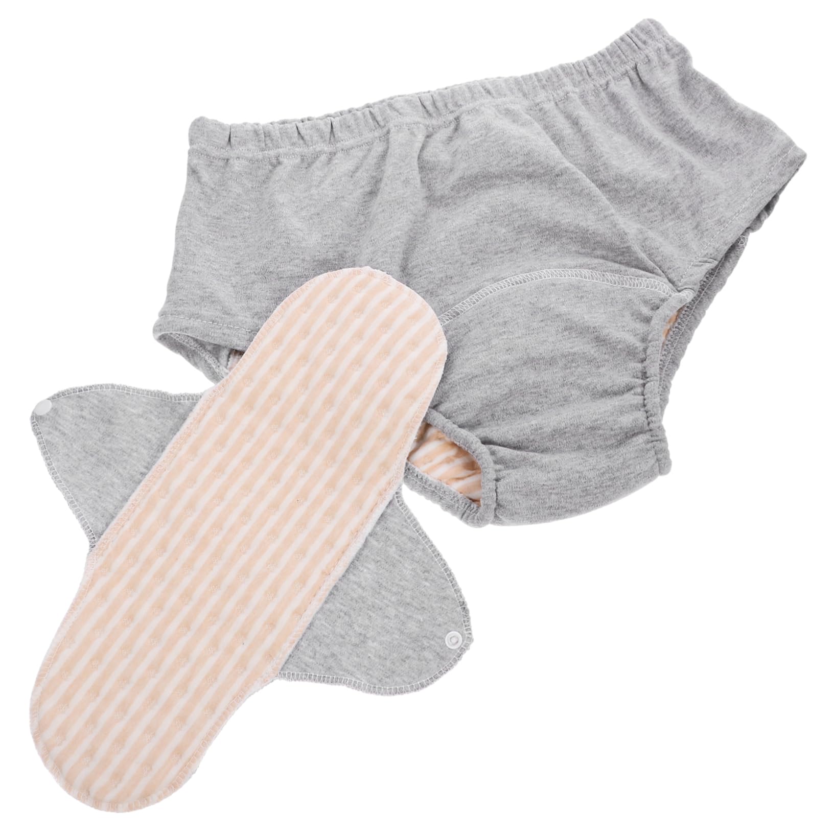 FOMIYES 4 Pezzi Pannolini Per Anziani Lavabili Riutilizzabili Biancheria Intima A Prova Di Perdite Biancheria Intima Per Adulti in Cotone Comodo Per Uomini E Donne