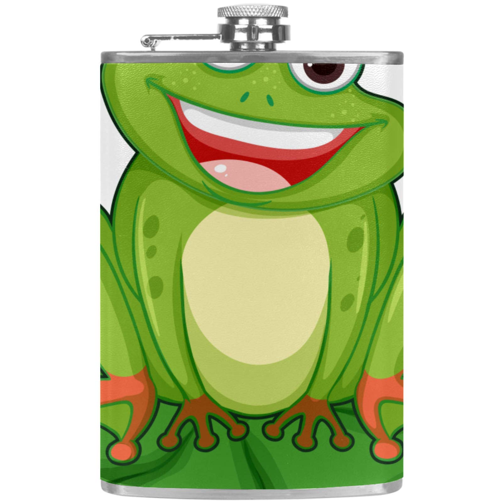 Flasque à whisky de poche avec entonnoir pour camping et pêche