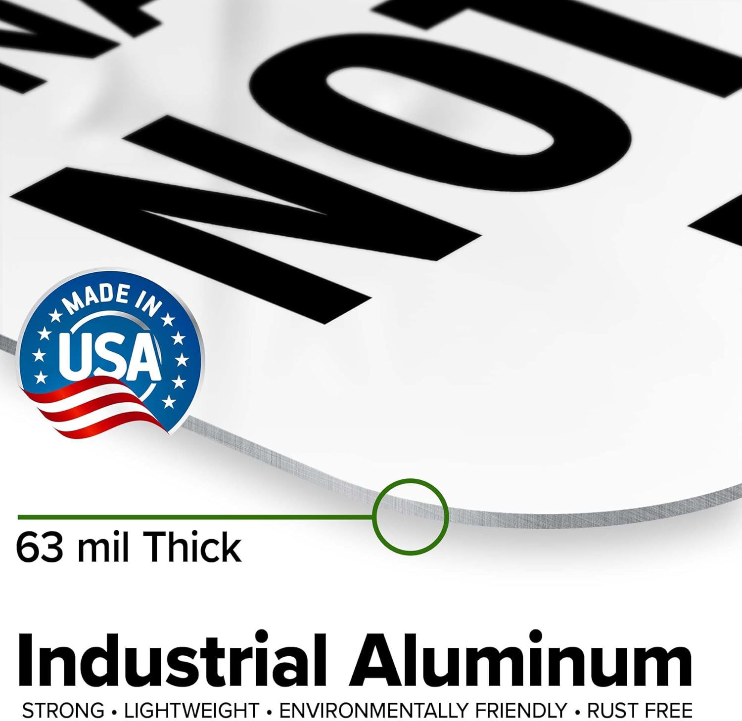 Unauthorized Persons Not Permitted Beyond This Point Sign, 12x18 Inches, Rust Free .063 Aluminum, Fade Resistant, Made in USA by My Sign Center