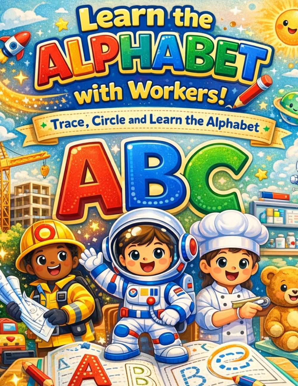 Learn the Alphabet with Workers: Trace,Circle and Learn the Alphabet