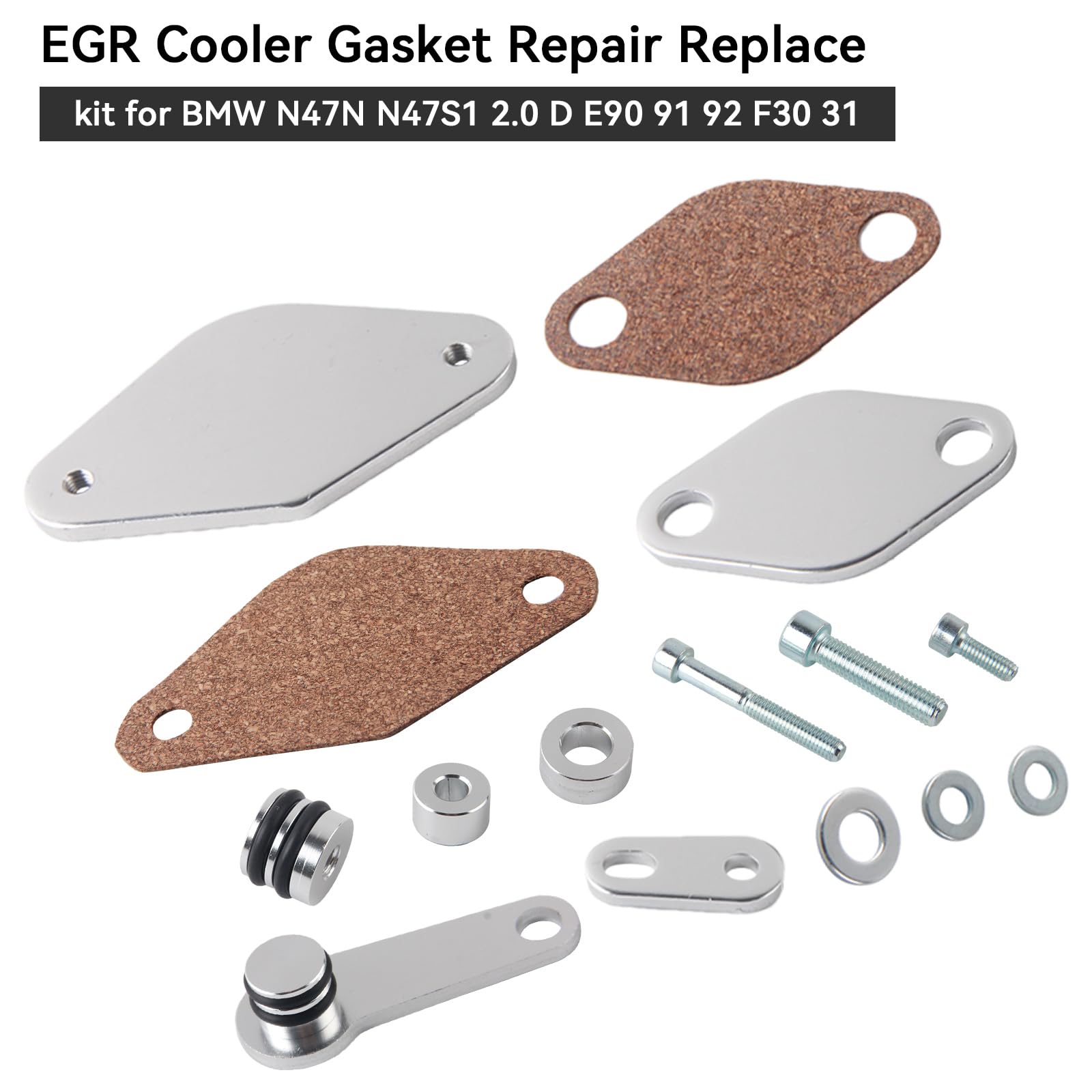 EGR Cooler Gasket Repair Replace Kit Fit for BMW N47N N47S1 2.0 D E90 91 92 F30 31