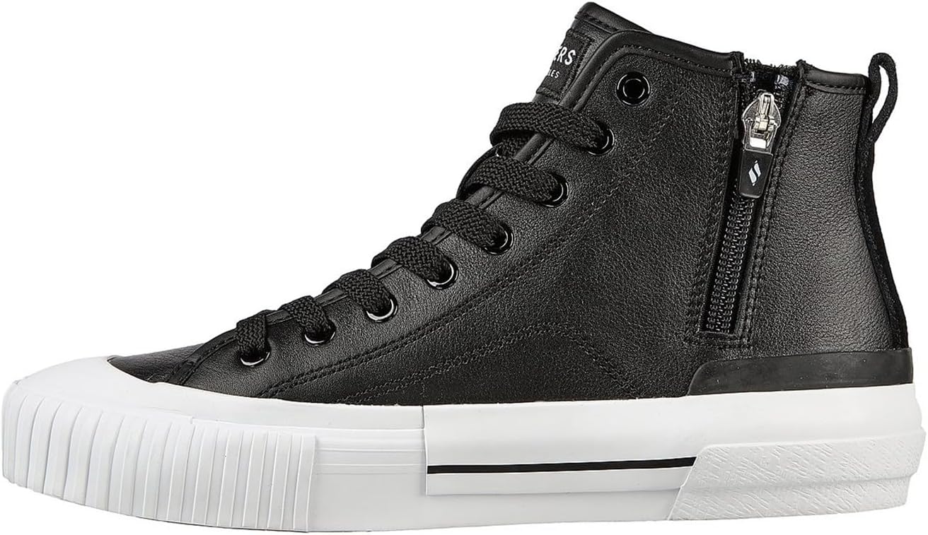 Skechers Women's New Moon - Kick Around Sneaker Black - 155393-BLK