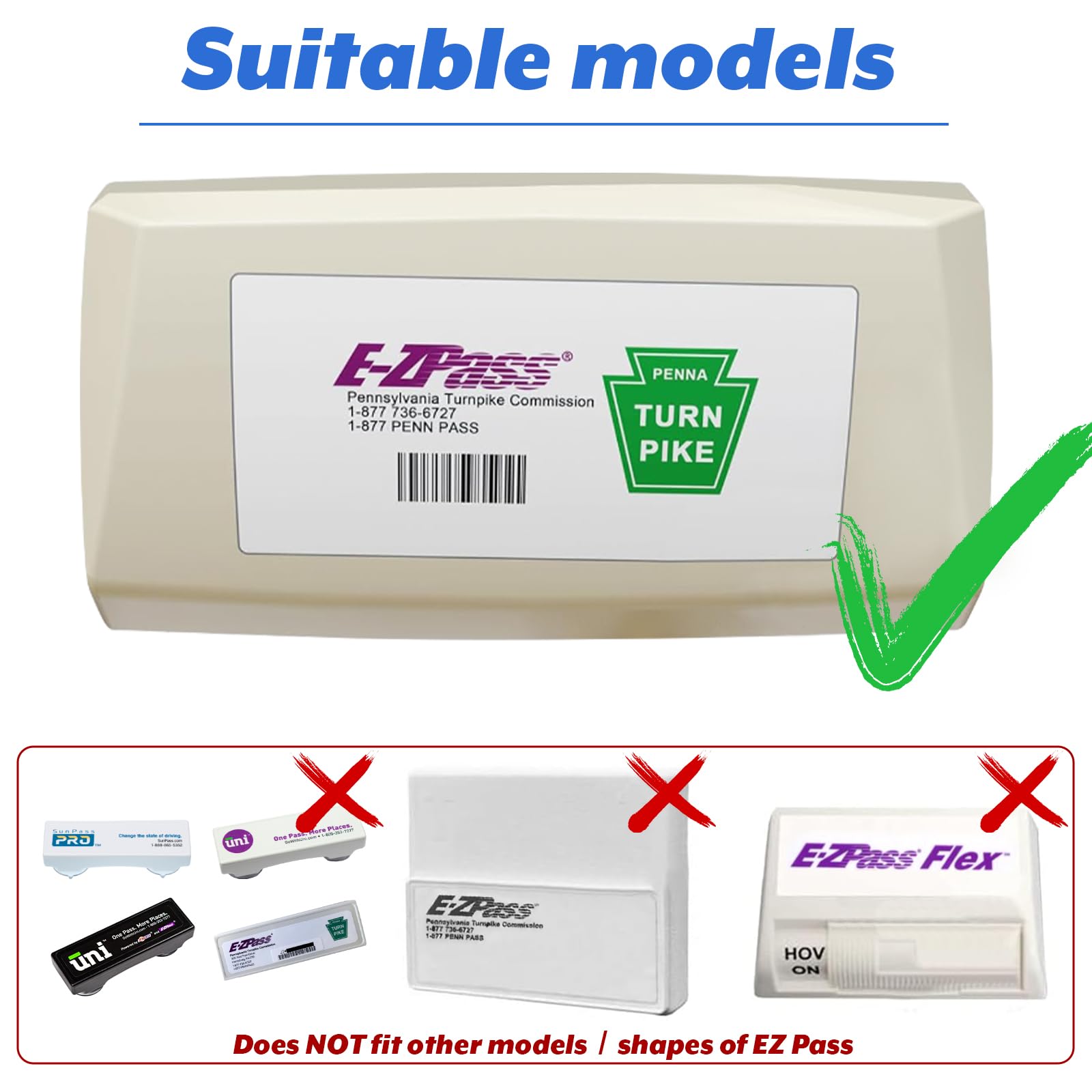 Amazon.com: Homakover EZ Pass Organizer Holder with Strap, Toll