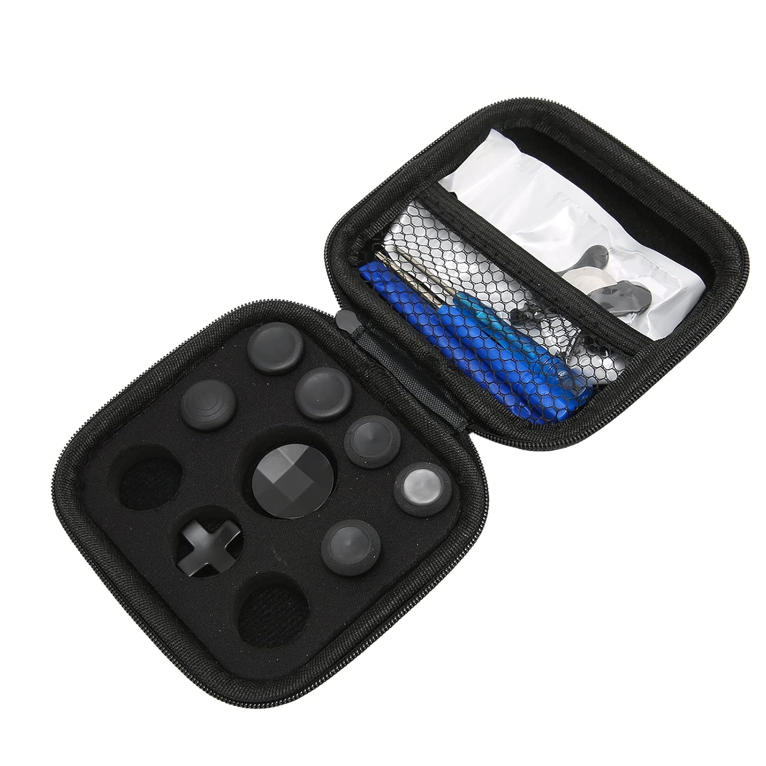 Controller Accessory Parts for Elite Series 2, Repair Tools Kit Gaming Accessory Replacement for Xbox One Elite Series 2 Plating Black
