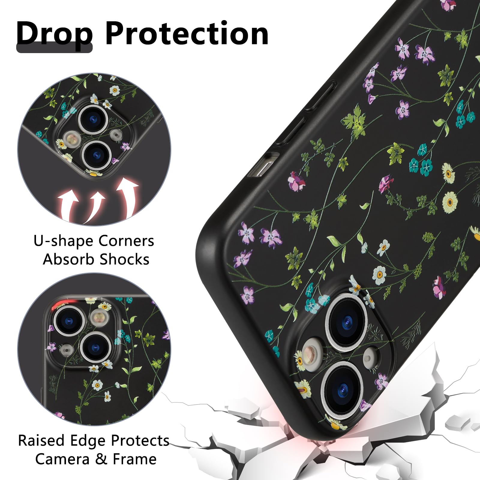 RALEAVO Flower Case for iPhone 15 - Image 3
