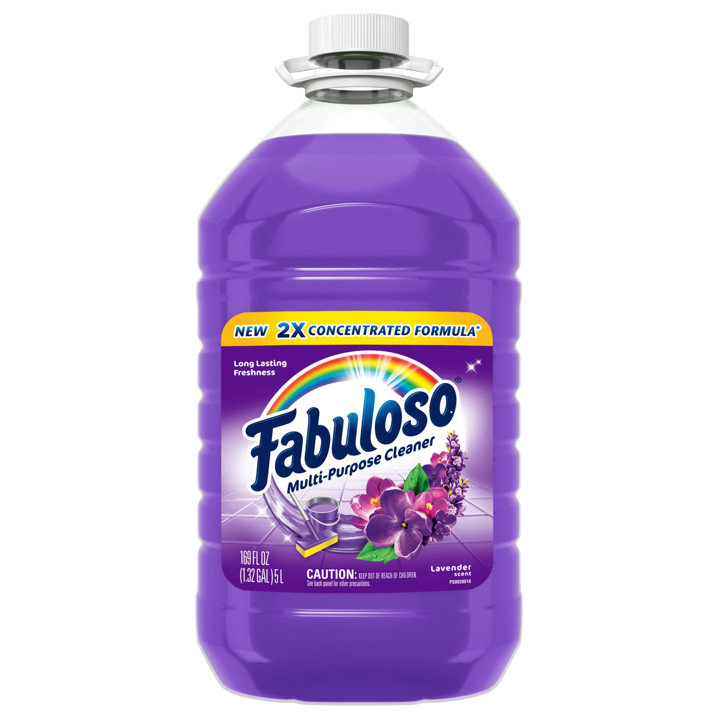 fabuloso multi-purpose cleaner 2x concentrated, lavender - 169 fl oz
